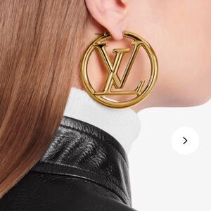 Louis Vuitton Hoop Earrings Rarely Worn